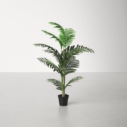 Faux Green Palm Tree in Pot - MAIA HOMES