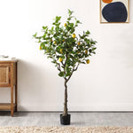 Faux Lemon Tree in Pot