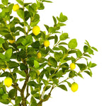 Faux Lemon Tree in Pot