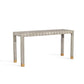 Faux Shagreen Console Table - MAIA HOMES
