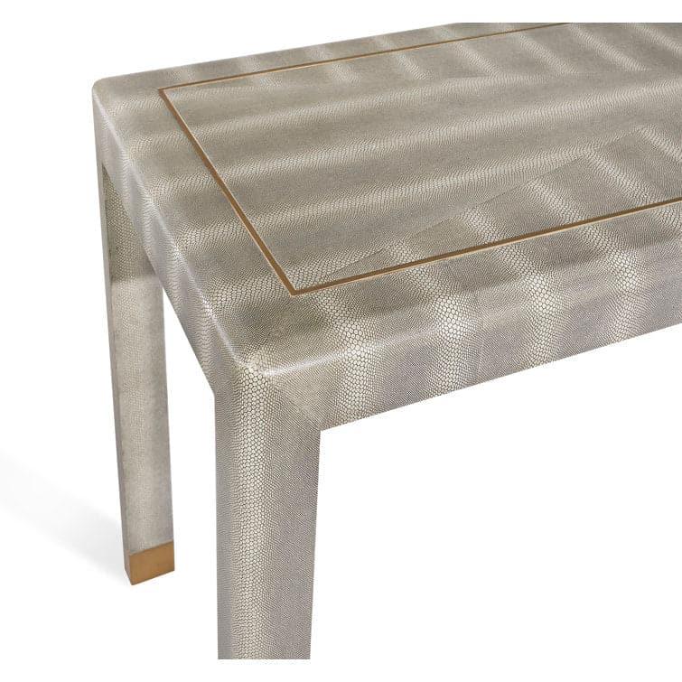 Faux Shagreen Console Table - MAIA HOMES