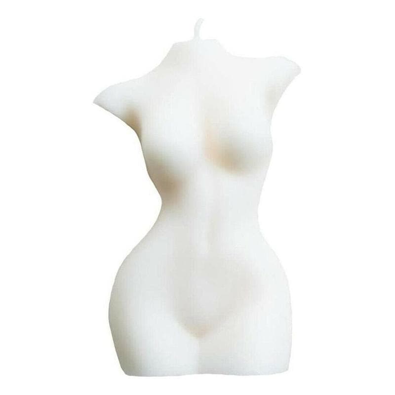 Female Torso Wax Candle