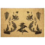 Ferns and Flowers Door Mat