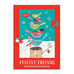 Festive Friends 100 Piece Mini Jigsaw Puzzle