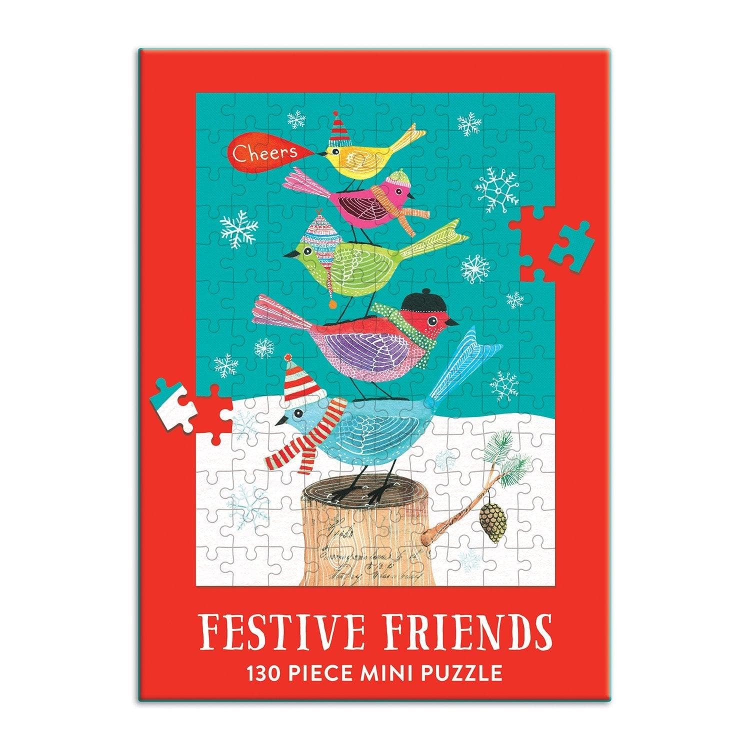 Festive Friends 100 Piece Mini Jigsaw Puzzle