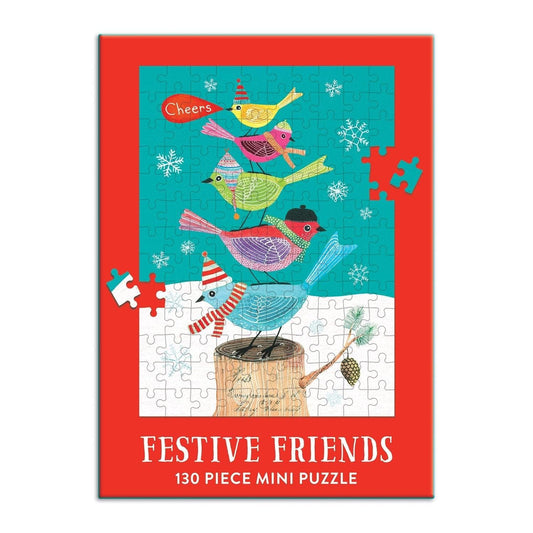 Festive Friends 100 Piece Mini Jigsaw Puzzle - MAIA HOMES