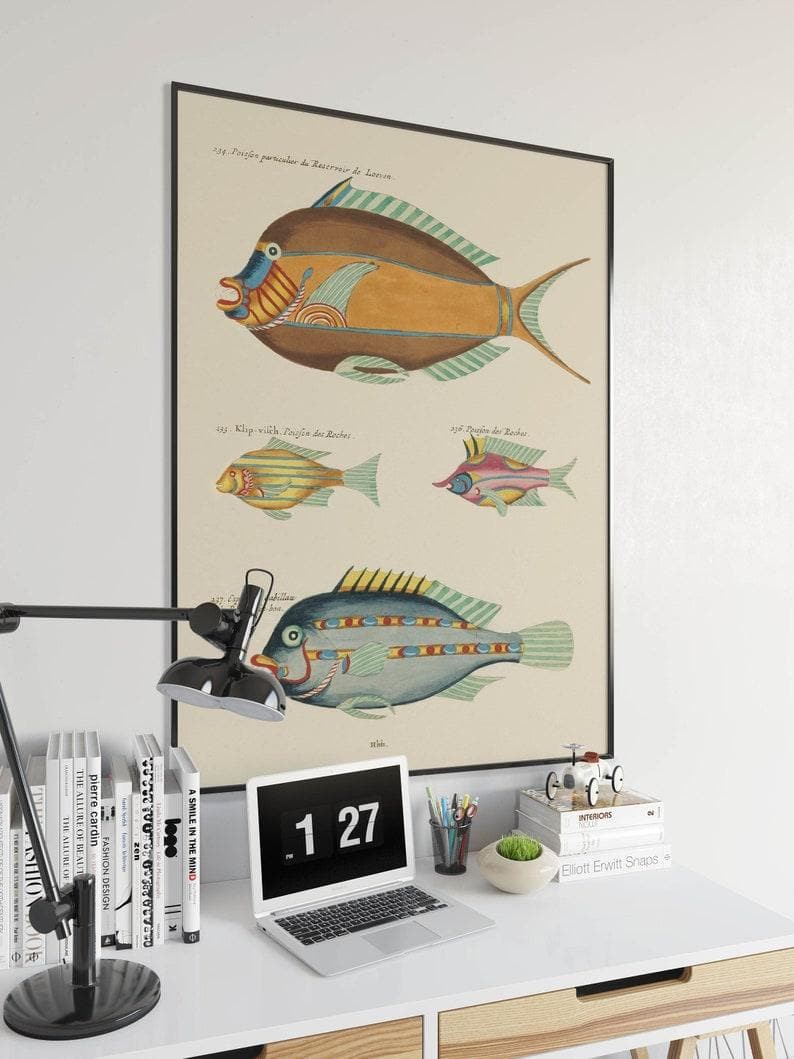 Fishes Poster Print| Sea Life Art