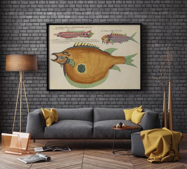 Fishes Poster Print| Sea Life Art