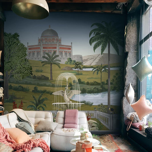 Fitorr, Vintage Theme Tropical Wallpaper