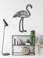 Flamingo Bird Metal Wall Hanging Decor