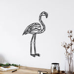 Flamingo Bird Metal Wall Hanging Decor