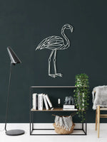 Flamingo Bird Metal Wall Hanging Decor