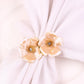 Floral Napkin Rings - 4 pcs