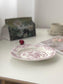 Floral Vintage Inspired Rose Dessert Plate - MAIA HOMES