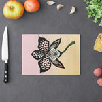 Flower Bloom Glass Cutting Board