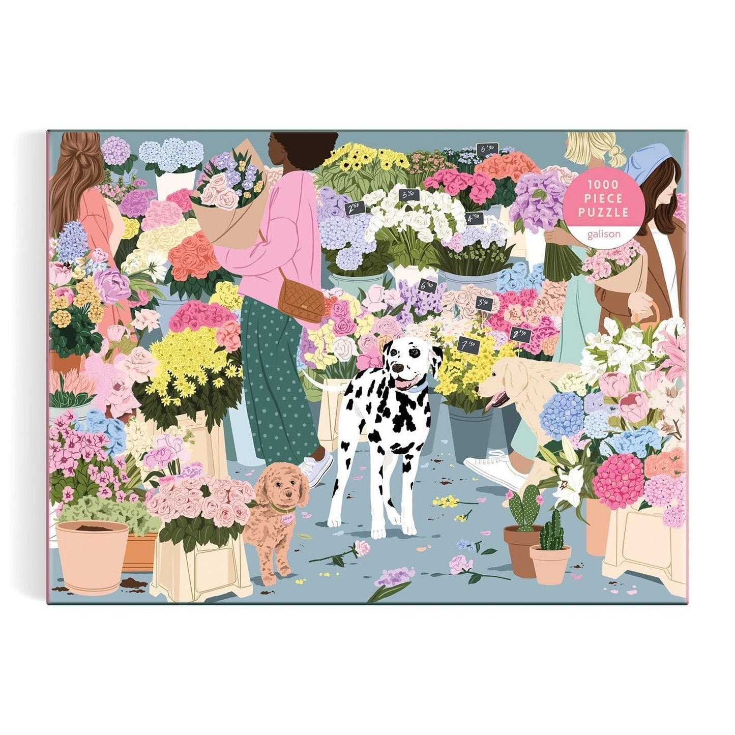 Flower Market 1000 Piece Puzzle