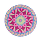 Flower Ocean Beaded Round Placemats