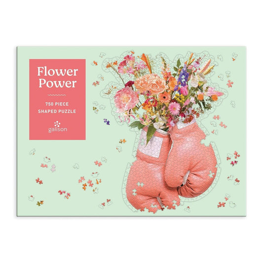 Flower Power 750 Piece Shaped Jigsaw Puzzle - MAIA HOMES