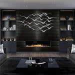 Flying Cranes Metal Wall Hanging Decor