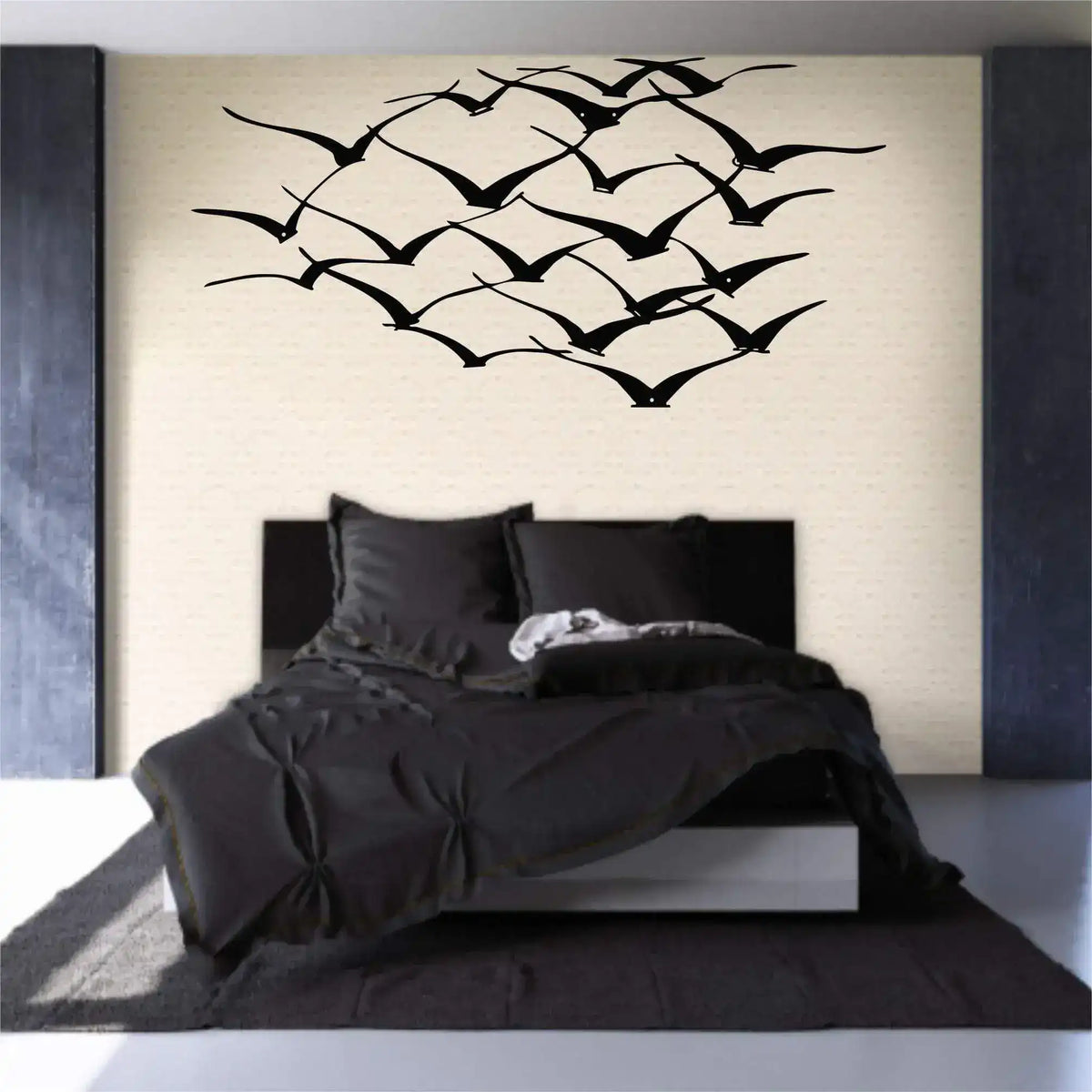 Flying Cranes Metal Wall Hanging Decor