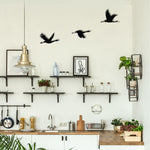 Flying Flock of Cranes Metal Wall Art