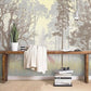 Foggy Evening Forest Wall Mural - MAIA HOMES