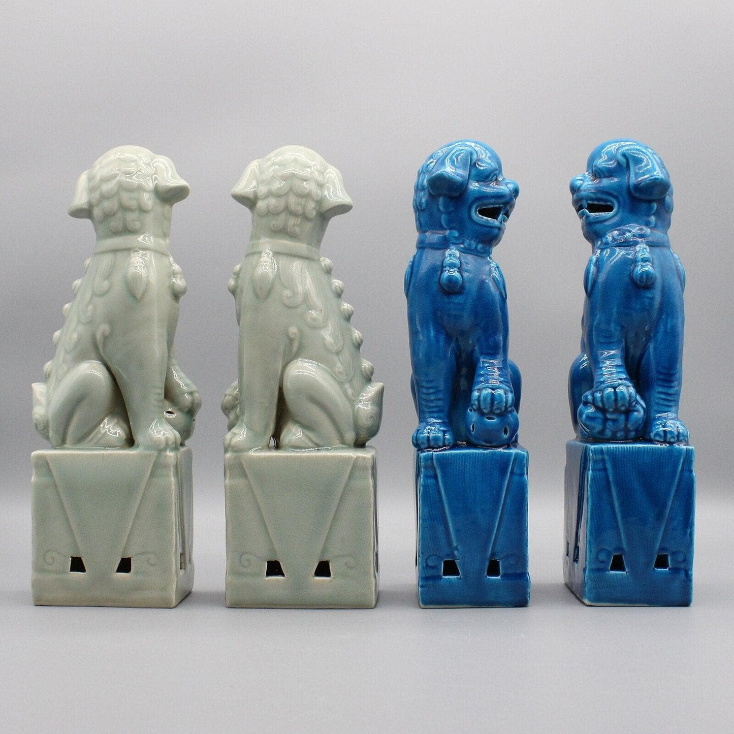 Foo Dogs Ceramic Figurines