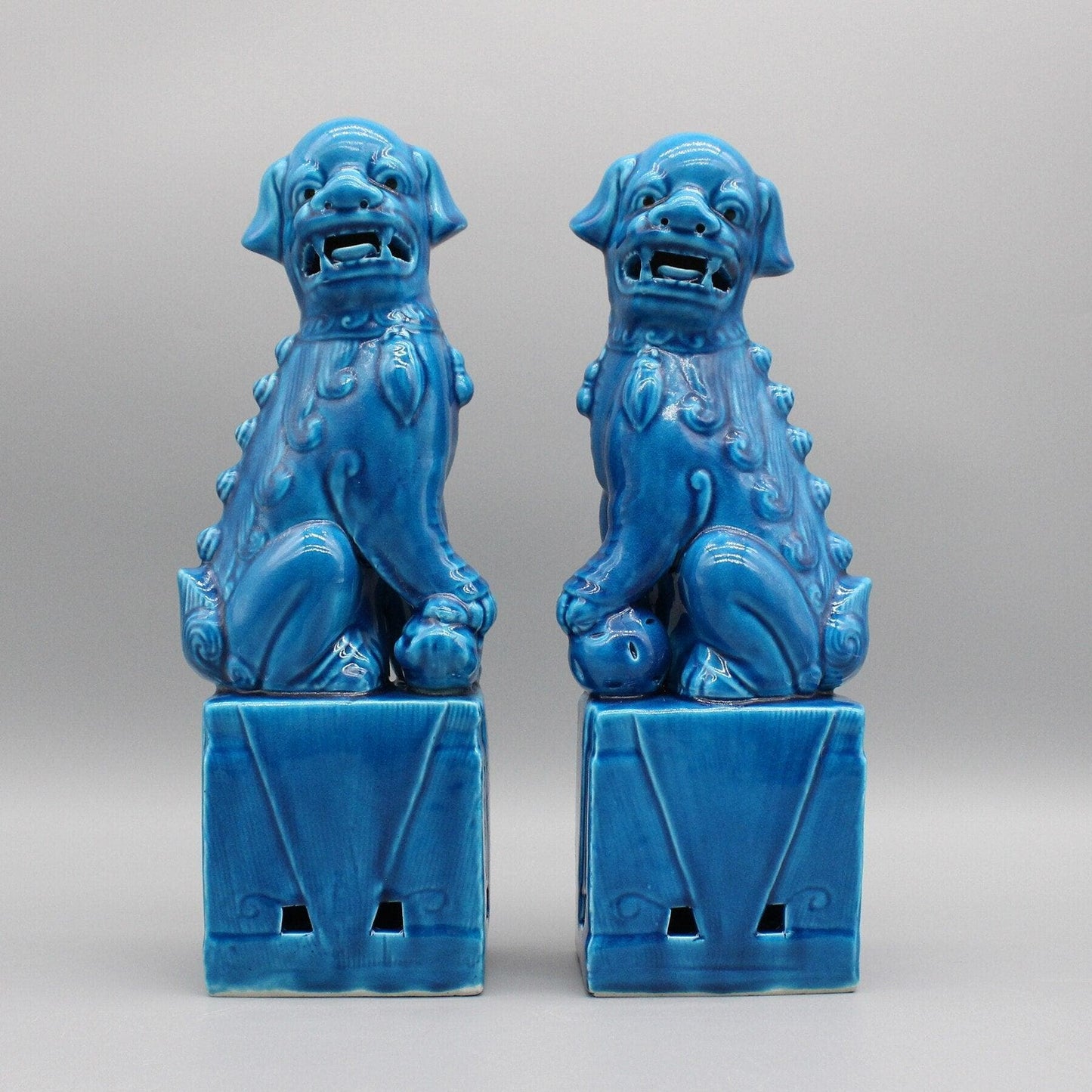 Foo Dogs Ceramic Figurines - MAIA HOMES