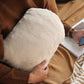 For the Love of Holiday Faux Fur Accent Pillow - MAIA HOMES