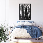 Forest Metal Wall Art Black