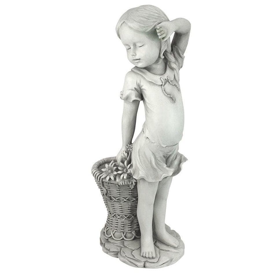 Frances Flower Girl Statue - MAIA HOMES