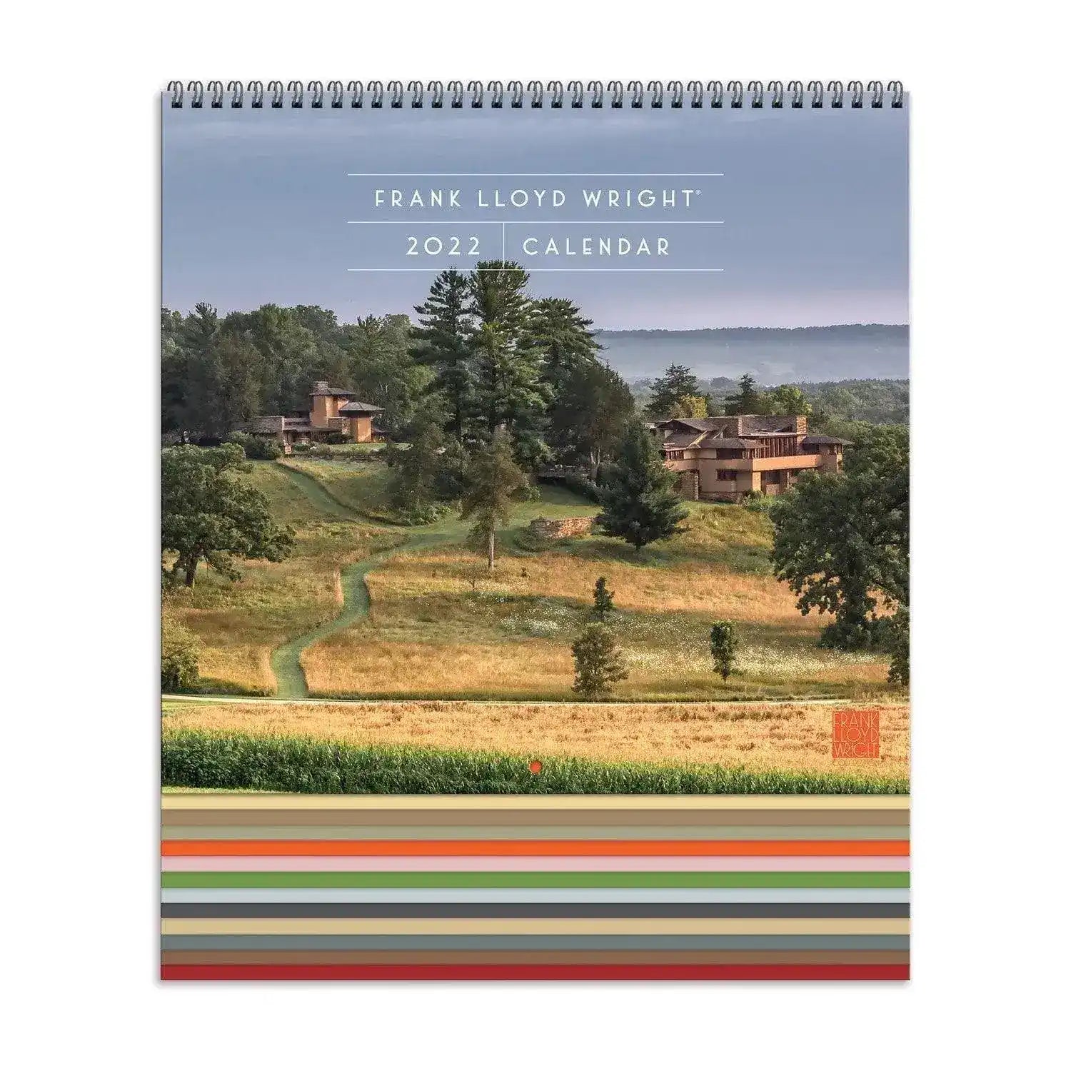 Frank Lloyd Wright 2022 Tiered Wall Calendar | MAIA HOMES frank-lloyd-wright-2022-tiered-wall-calendar-maia-homes