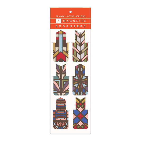 Frank Lloyd Wright Designs Magnetic Bookmark Set - MAIA HOMES