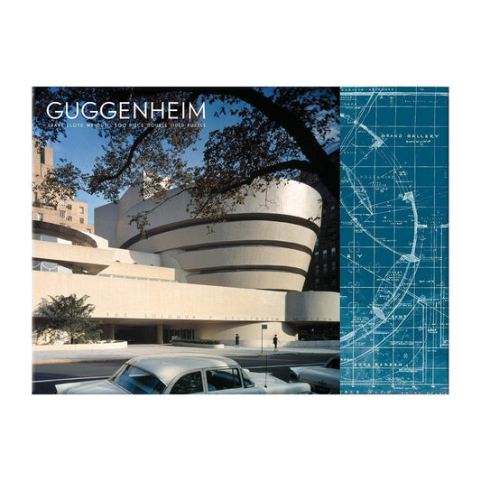 Frank Lloyd Wright Guggenheim Double-Sided 500 Piece Jigsaw Puzzle - MAIA HOMES