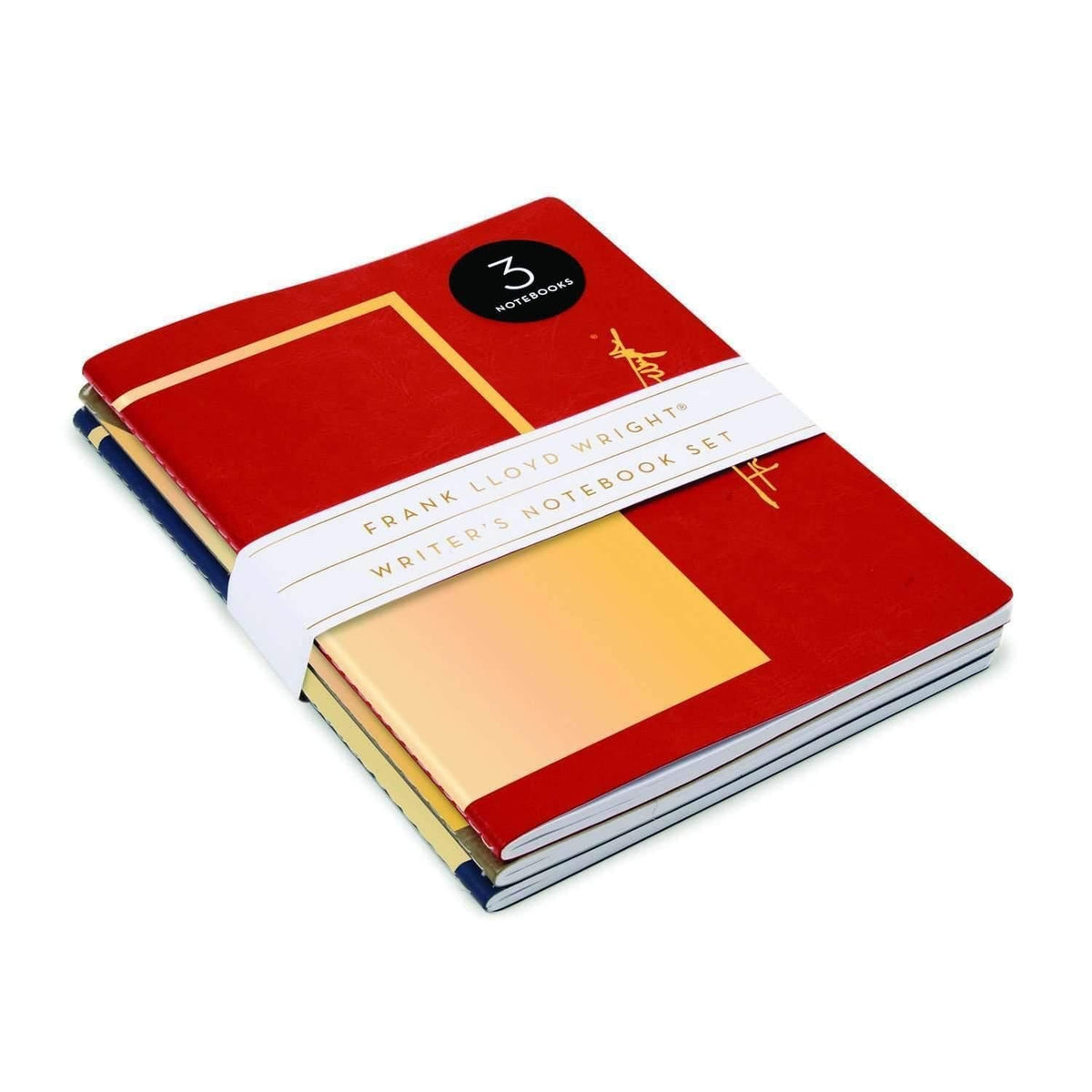 Frank Lloyd Wright Vegan Leather Writer's Notebook Set