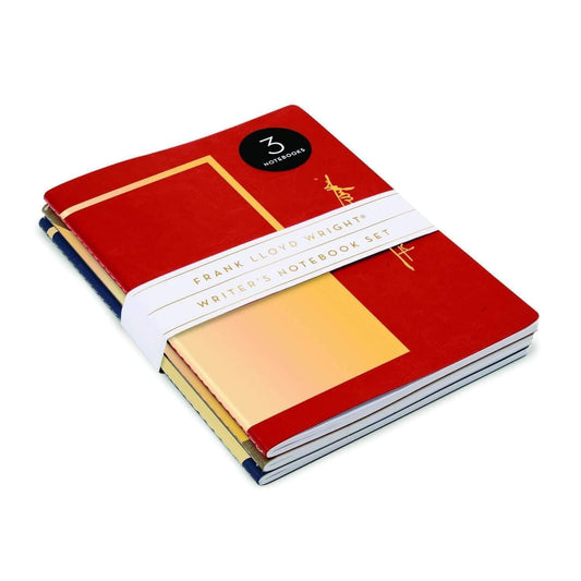 Frank Lloyd Wright Vegan Leather Writer's Notebook Set - MAIA HOMES