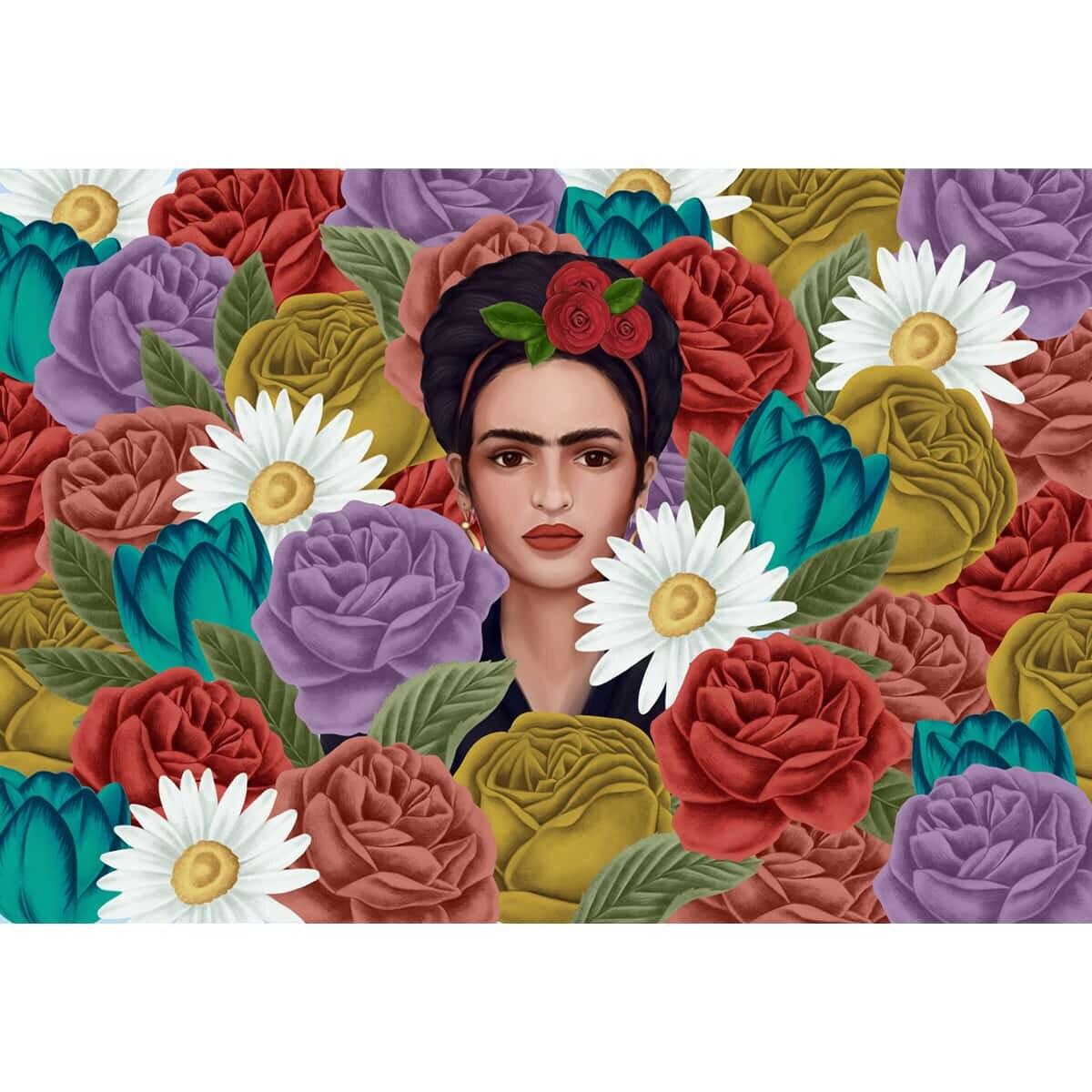 Frida in City, Modern Art Inspired Wallpaper