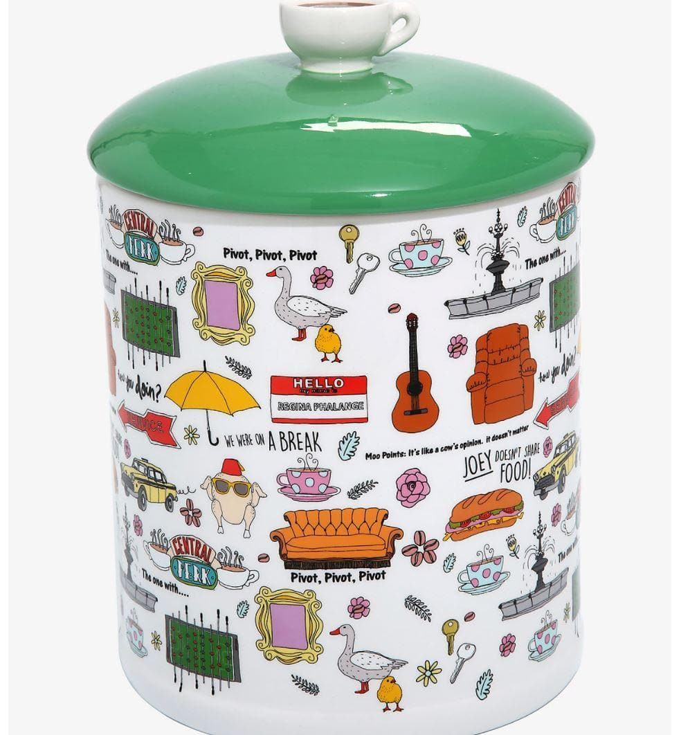 Friends TV Show Icons Ceramic Cookie Jar - MAIA HOMES