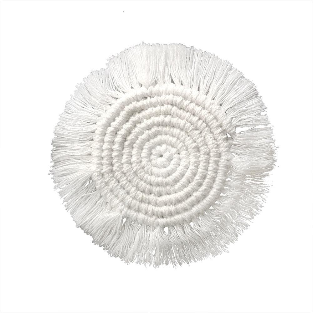 Fringe Bohemian Macrame Coaster Placemat - MAIA HOMES