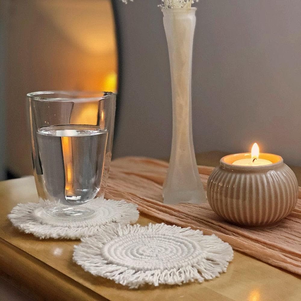 Fringe Bohemian Macrame Coaster Placemat