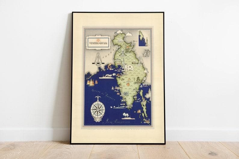 Friuli Map Print| Art History