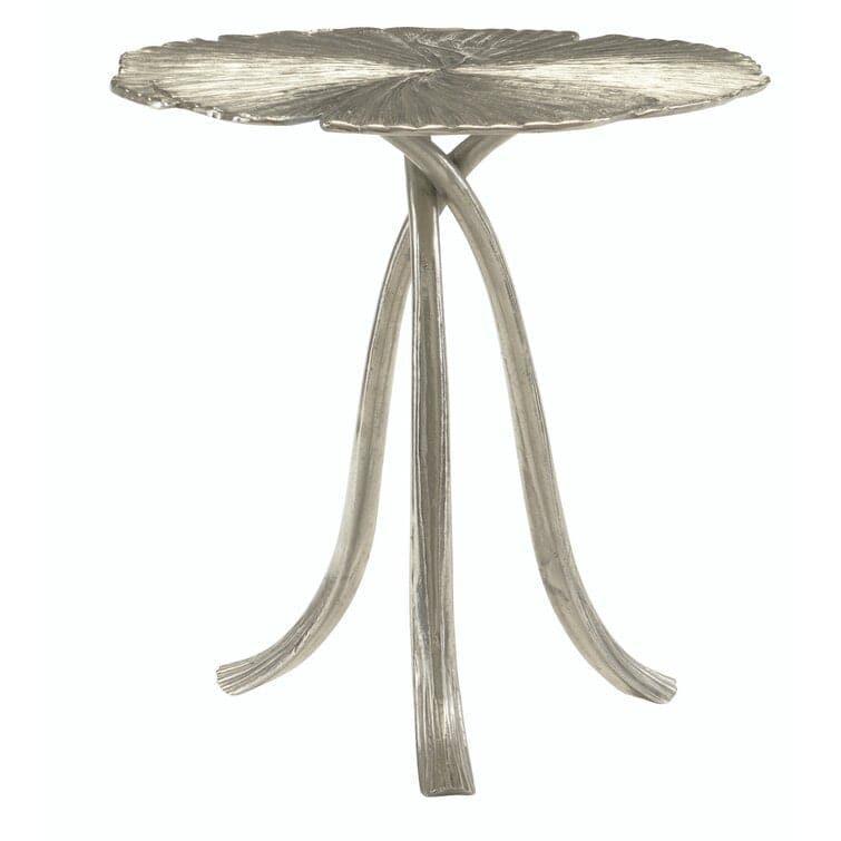 Full Lotus Leaf Shaped 3 Legs End Table Default Title