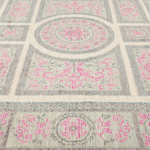 Garden of Roses Hand Spun Wool Hand Knotted Area Rug