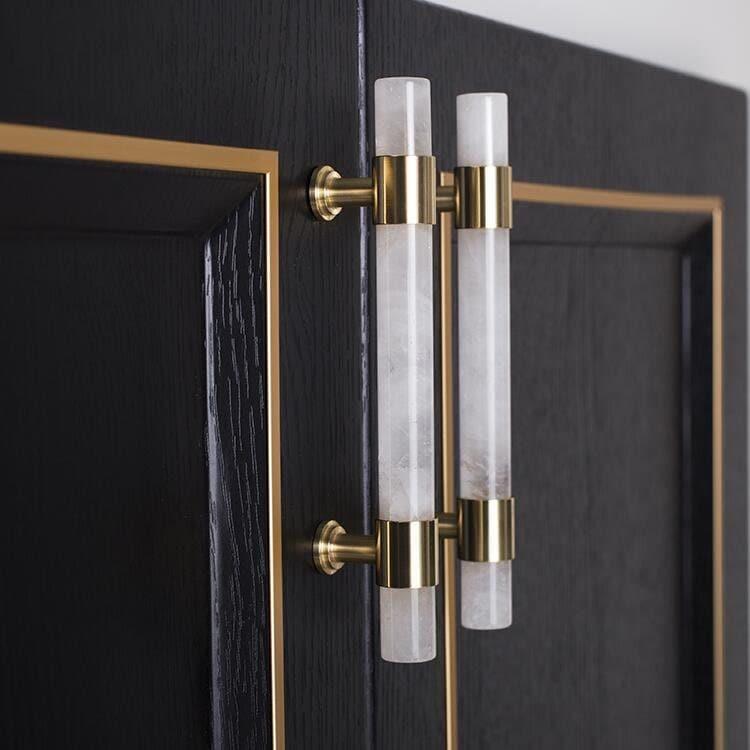 Genuine Marble Brass Cabinet Door Handles