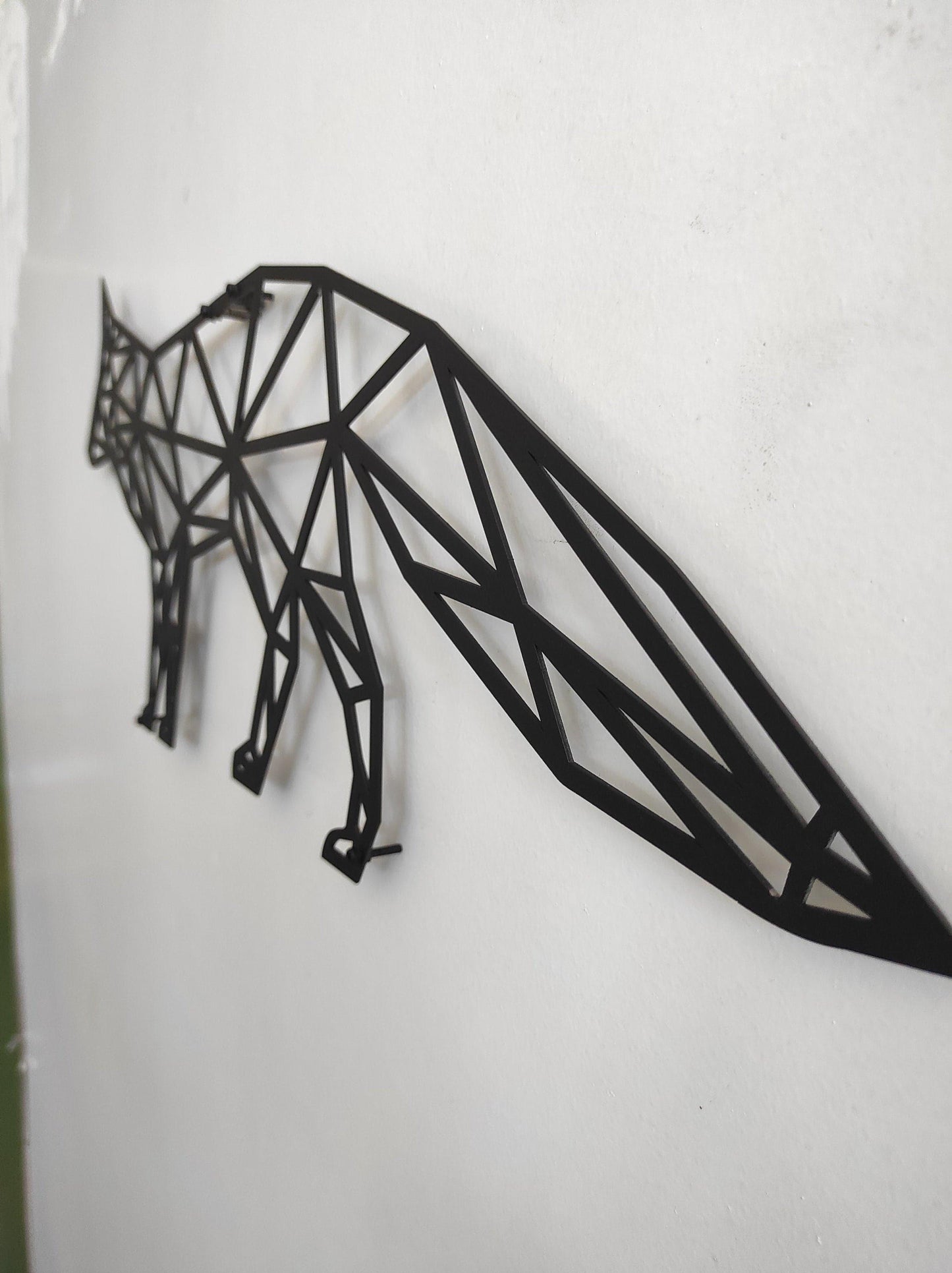 Geometric Fox Metal Wall Art - MAIA HOMES