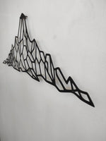 Geometric Mountain Metal Wall Art