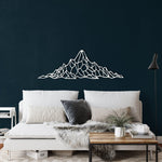 Geometric Mountain Metal Wall Art