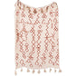 Geometry African Mud Cloth Inspired Cotton Throw With Tassels - MAIA HOMES