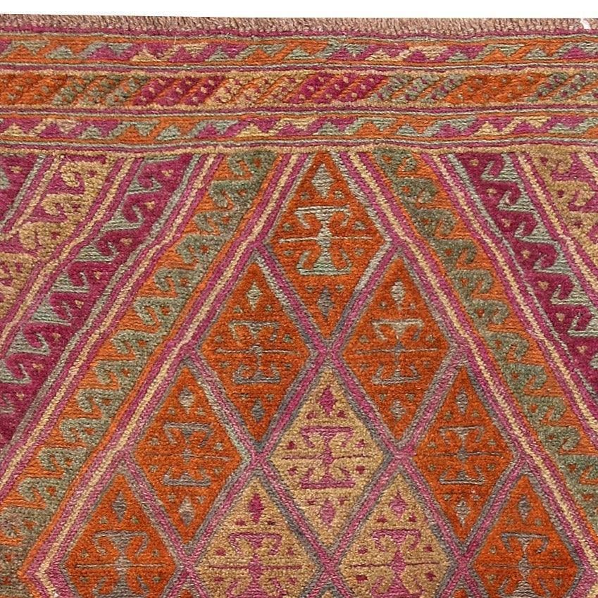 Gilded Citrus Diamonds Hand Knotted Area Rug