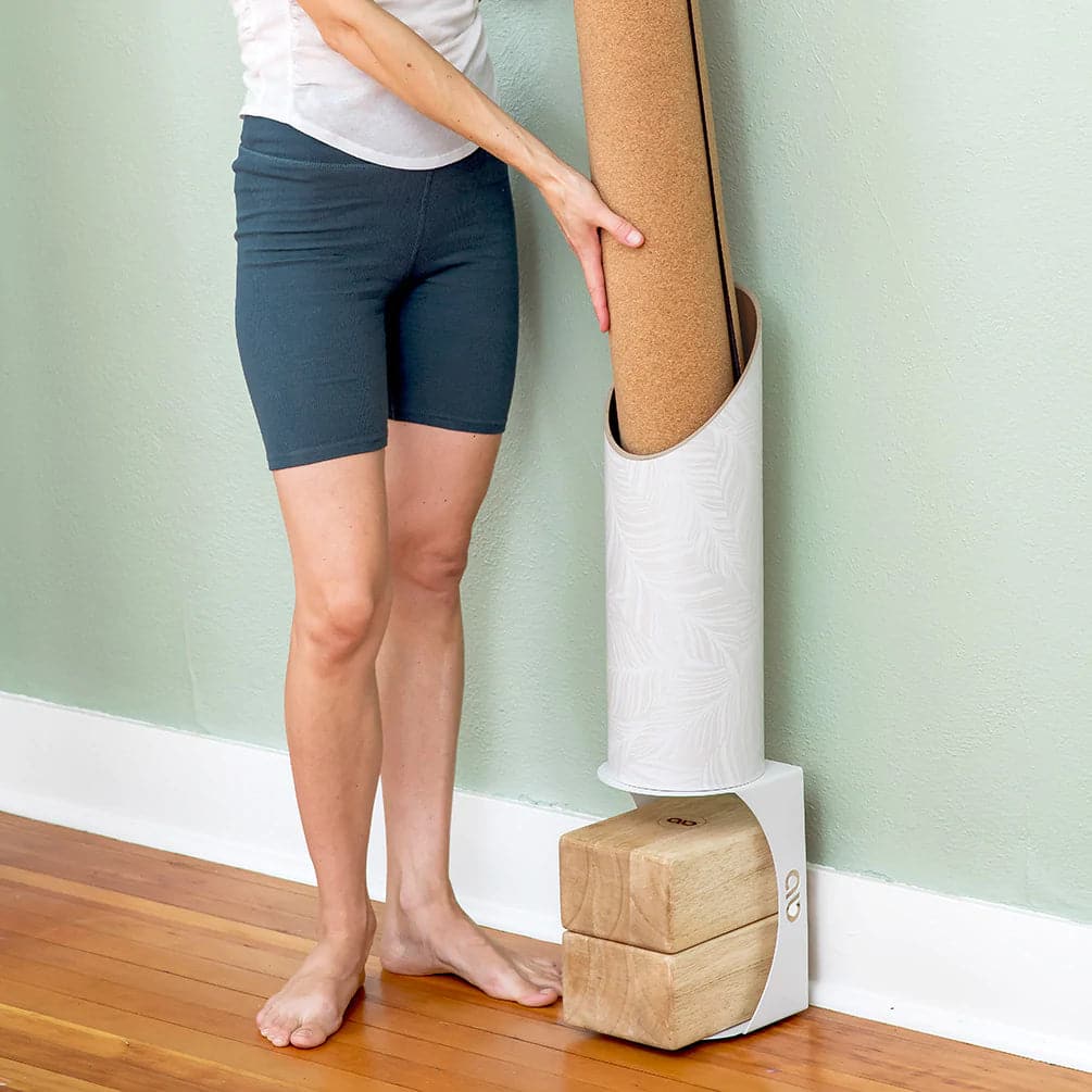 Ginger Yoga Mat Storage Wooden Tube - MAIA HOMES